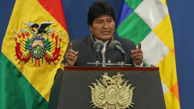 E. Morales en La Paz