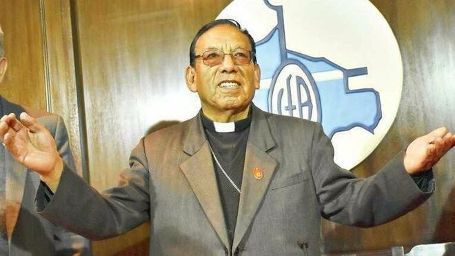 El cardenal boliviano Toribio Ticona