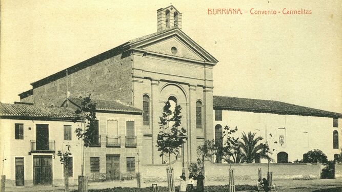Antigua postal del convento de las carmelitas