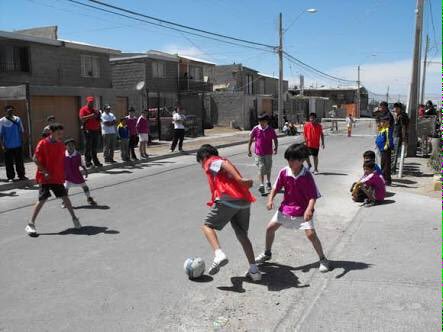 Fútbol en la calle