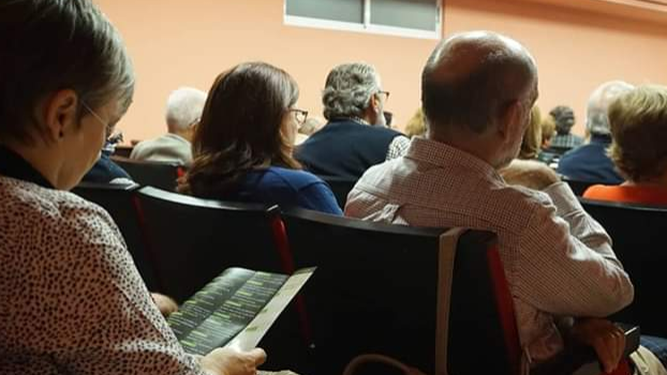 Auditorio de la primera de las ponencias