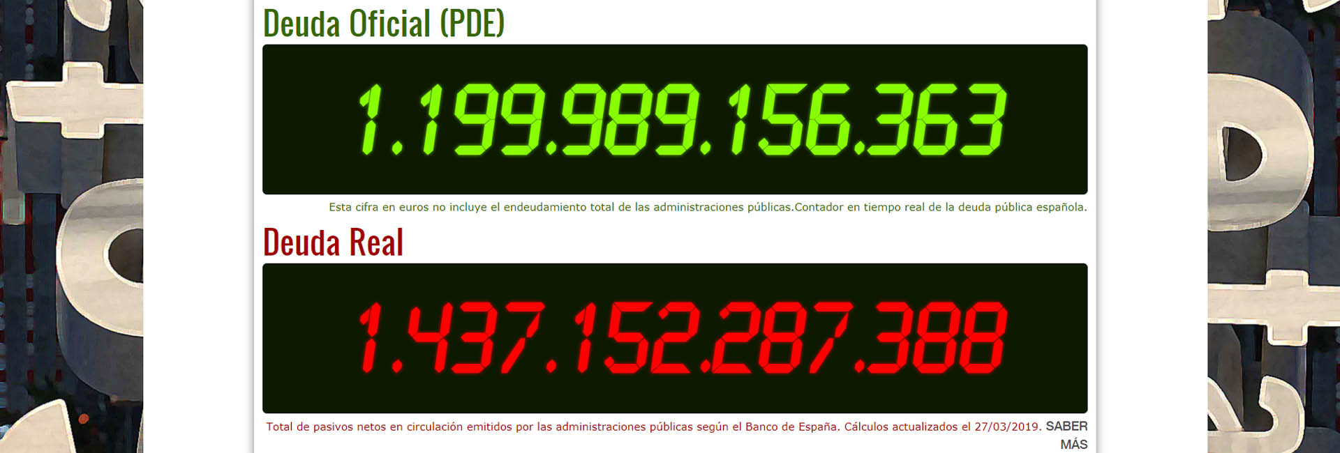 montante de la deuda pública española