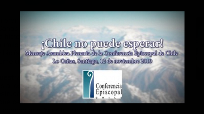 Los obispos chilenos reclaman la paz