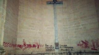 Pintadas en el ábside de la iglesia de San Agustín, en Segovia