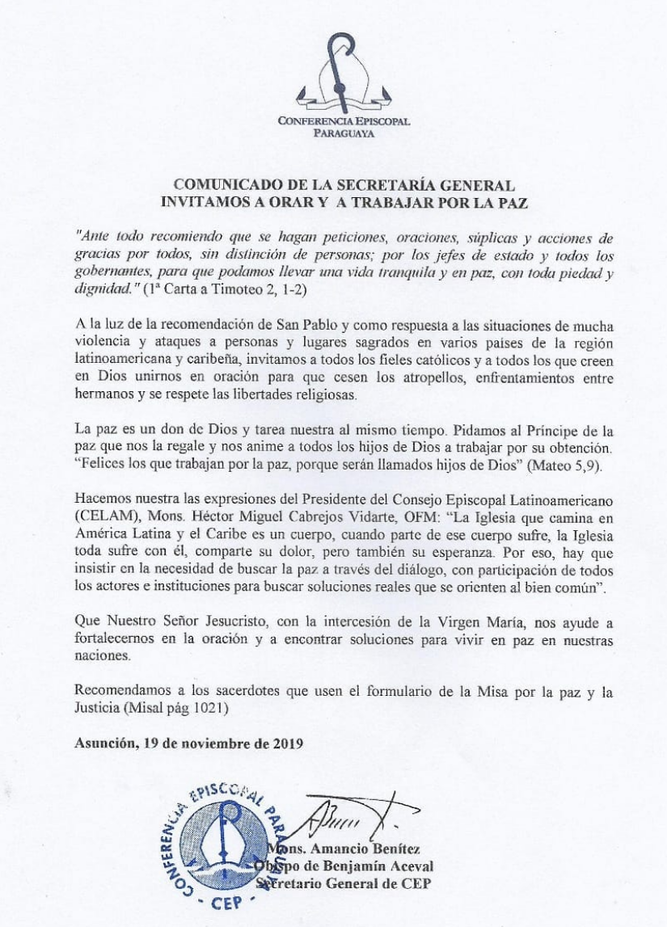 Comunicado