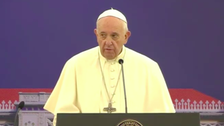 Francisco, ante las autoridades y cuerpo diplomático de Tailandia