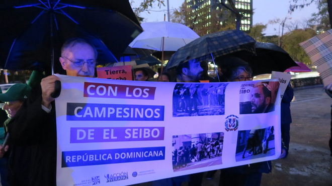 Concentración ayer por la tarde en Madrid