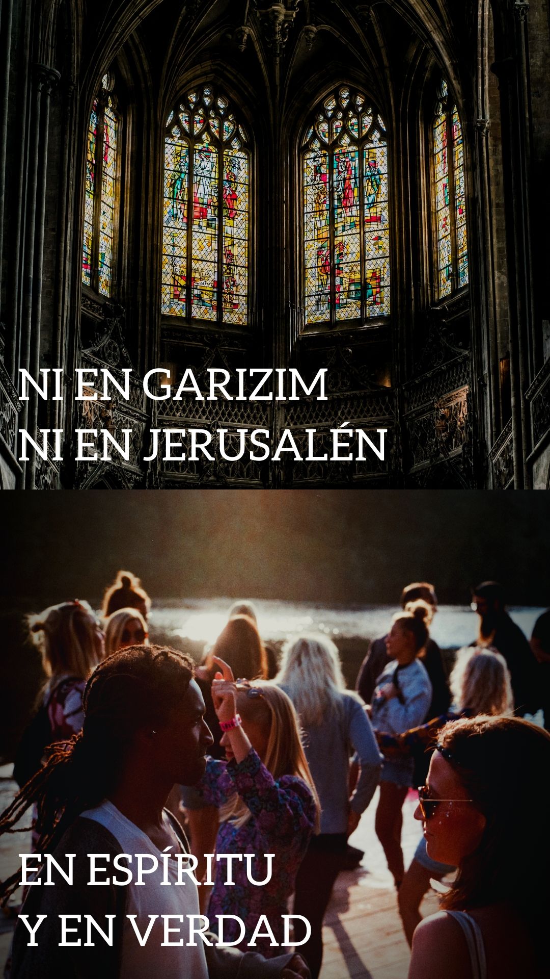 NI en Garizim ni en Jerusalén