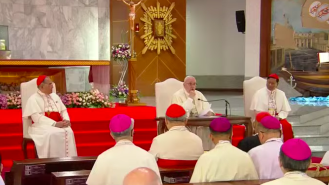 Discurso del Papa a los obispos tailandeses