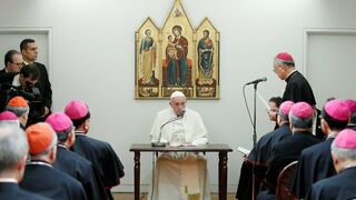 El Papa, con los obispos japoneses