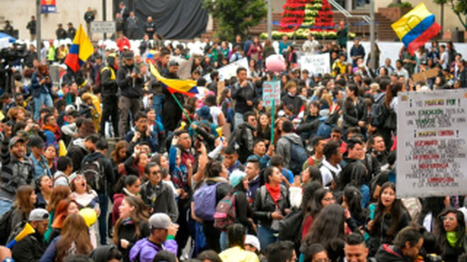 La indignación latinoamericana también llegó a Colombia