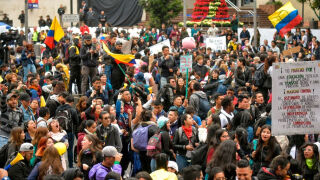 La indignación latinoamericana también llegó a Colombia