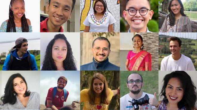 Miembros del Organismo Consultivo de los Jóvenes