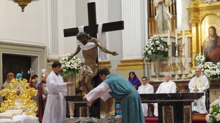 El “Desenclavament de Jesús” cierra el 44 Encuentro Diocesano de Hermandades de Semana Santa