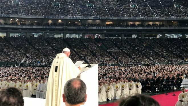 Homilía de Francisco en el Tokyo Dome