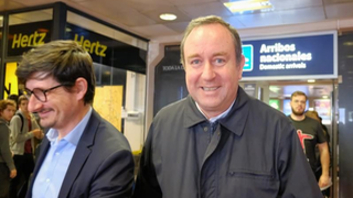 Zanchetta y su, abogado, Javier Belda