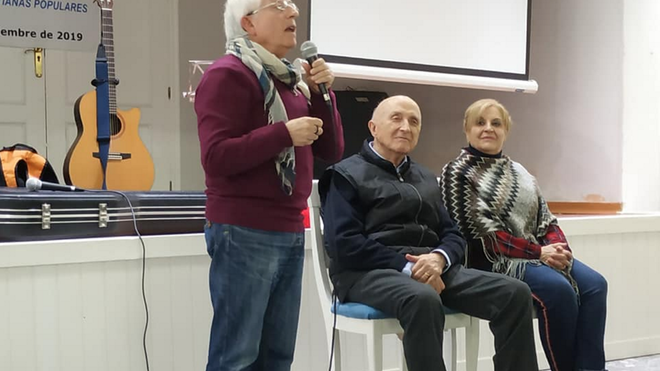 Homenaje a Pepe Castillo de las Comunidades Cristianas Andaluzas