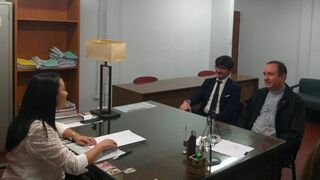 Zanchetta y Belda, con la jueza en Orán