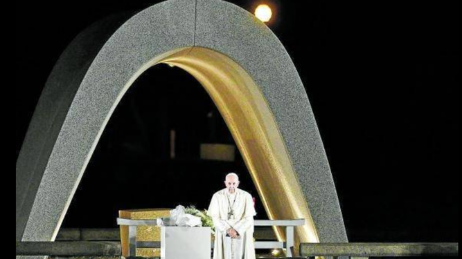 El Papa, en Hiroshima