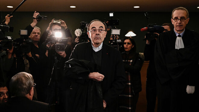 Philippe Barbarin, durante el proceso judicial