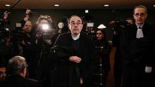 Philippe Barbarin, durante el proceso judicial
