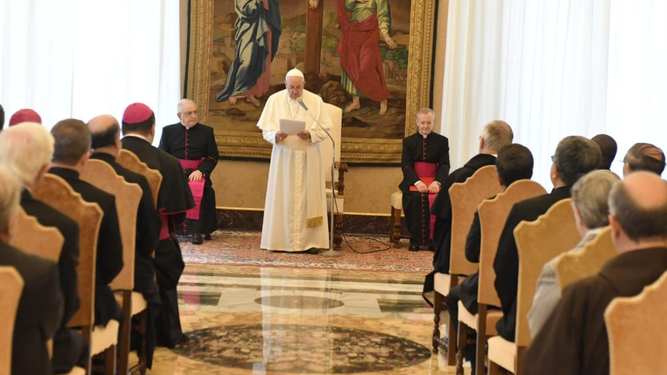 AUdiencia del Papa a la comisión teológica internacional