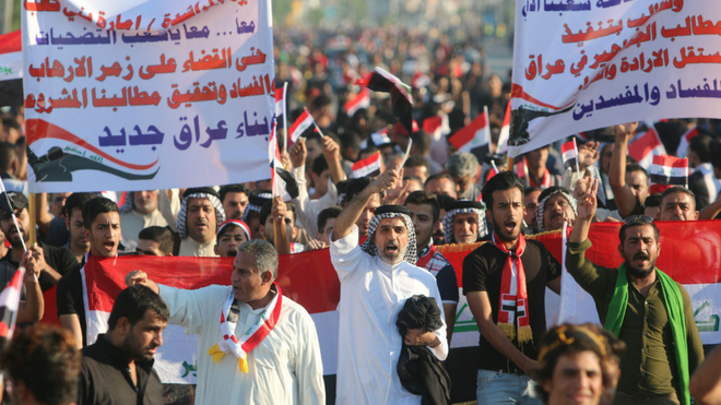 Manifestaciones en Irak