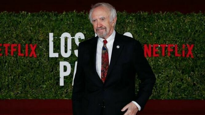 El actor británico Jonathan Pryce presentando 'The Two Popes'