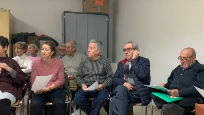 Benjamín Forcano y otros participantes