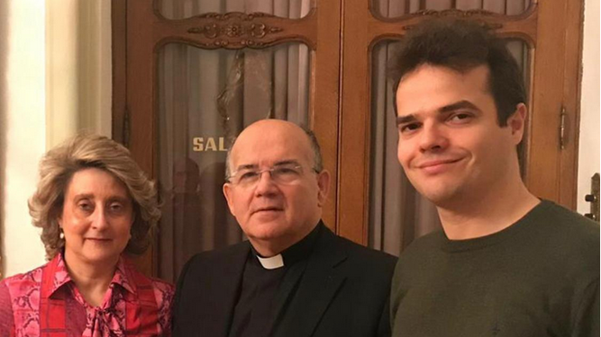 Cristina del Prado, José Luis Sánchez y Mario Lozano
