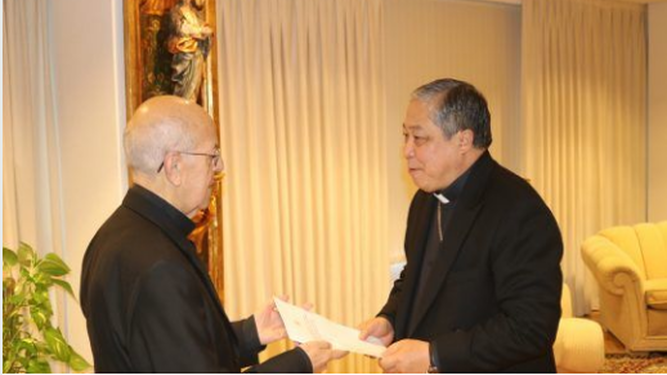 Blázquez y el Nuncio Auza