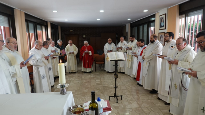 Eucaristía durante el encuentro
