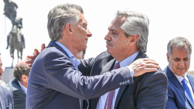 La Virgen de Luján logra que Macri y Alberto Fernández se abracen