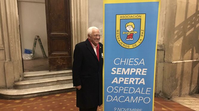 Una iglesia siempre abierta, el templo del padre Ángel en Roma