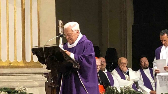 El padre Ángel da las gracias al Papa