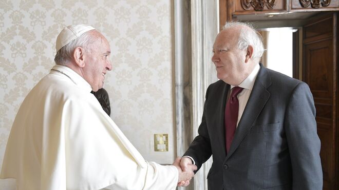 El Papa Francisco y Moratinos
