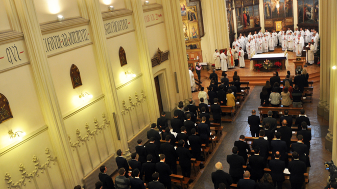 Fiesta de San Dámaso en el seminario de Madrid