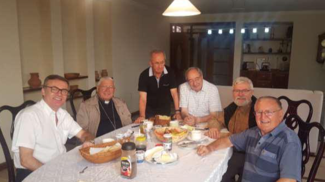 Nuncio Apostólico, Jesús Juárez, Arzobispo de Sucre, Eloy, Javier, Obispo auxiliar de Tarija y Nicolás