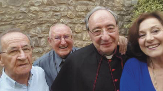 Eloy, Nicolás, Javier y Piedad