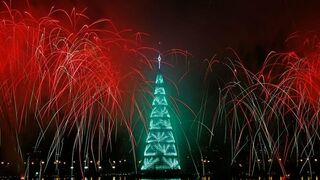 Río de Janeiro inaugura la iluminación navideña