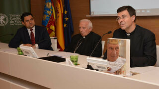 Cañizares, el rector de la UCV y el autor del libro