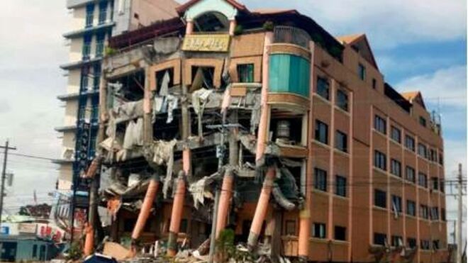 El terremoto, de magnitud 6.9, ha golpeado la isla de Mindanao este domingo