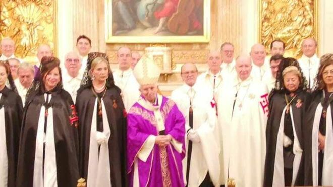 La Orden del Santo Sepulcro de Jerusalén con el cardenal Cañizares