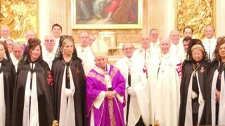 La Orden del Santo Sepulcro de Jerusalén con el cardenal Cañizares