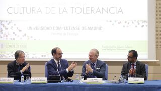Inauguración y presentación del programa de las Jornadas sobre la Cultura de la Tolerancia por las  autoridades académicas de la Universidad Complutense de Madrid y por la Fundación for Islamic Culture and Religious Tolerance (FICRT)