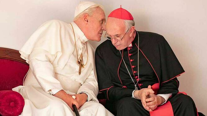 Escena de 'Los dos papas', de Fernando Meirelles