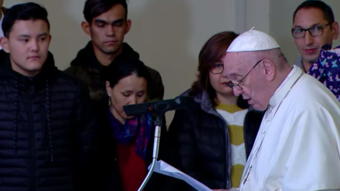 Discurso del Papa en el Belvedere