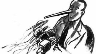 La mentira política