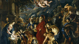 Adoración de los Reyes Magos. Rubens. Museo del Prado.