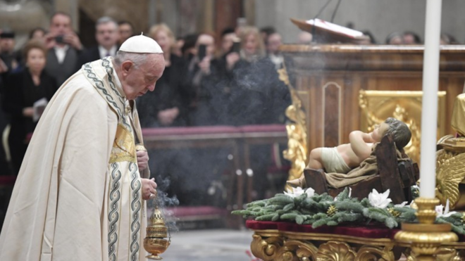 El Papa, en el 'Te Deum'
